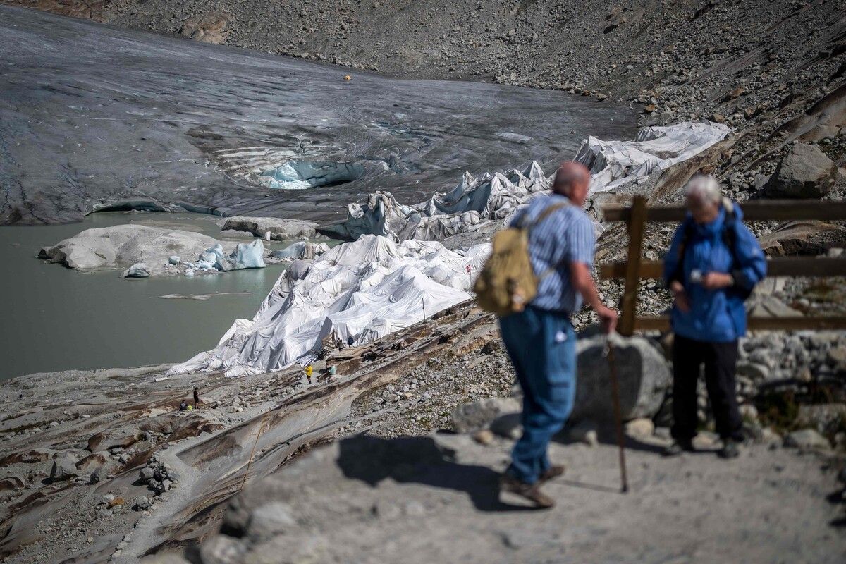 Die Schneedecke der vermessenen Gletscher ist weit unter dem Referenzwert.⇒afp