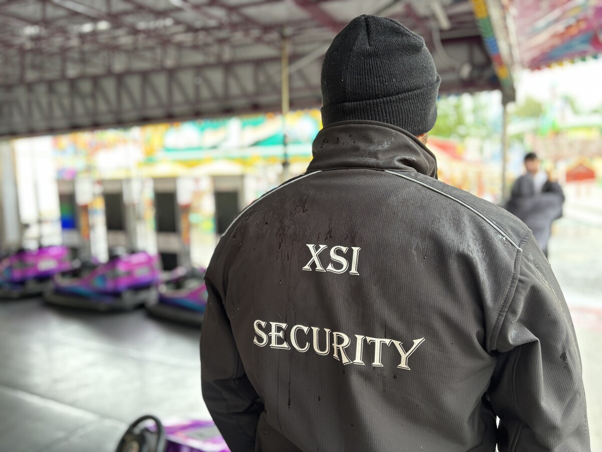 Die Security ist präsent, täglich sind Hunderte bis Tausende Besucher auf dem Frühlingsfest. ⇒VN/Rauch