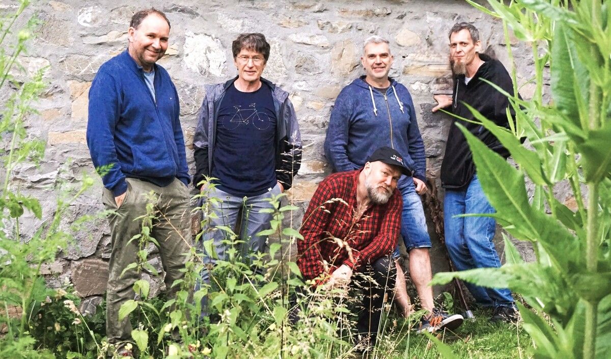 Die Vorarlberger Band Trickster Flint spielt im Kulturraum der Ruine Blumenegg.⇒hab