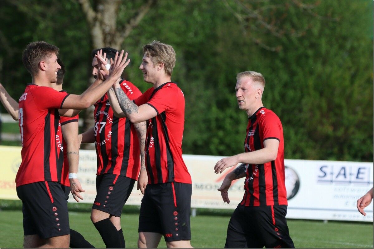 Dreimal jubeln durfte der SK Brederis im Heimspiel gegen Bürs.⇒ vn/TK