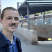 Marcel Aberer und Barbara Niederer schauten am Bahnhof Feldkirch nicht weg. »A6