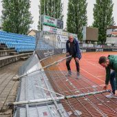 Mittendrin im Fan-Wirbel