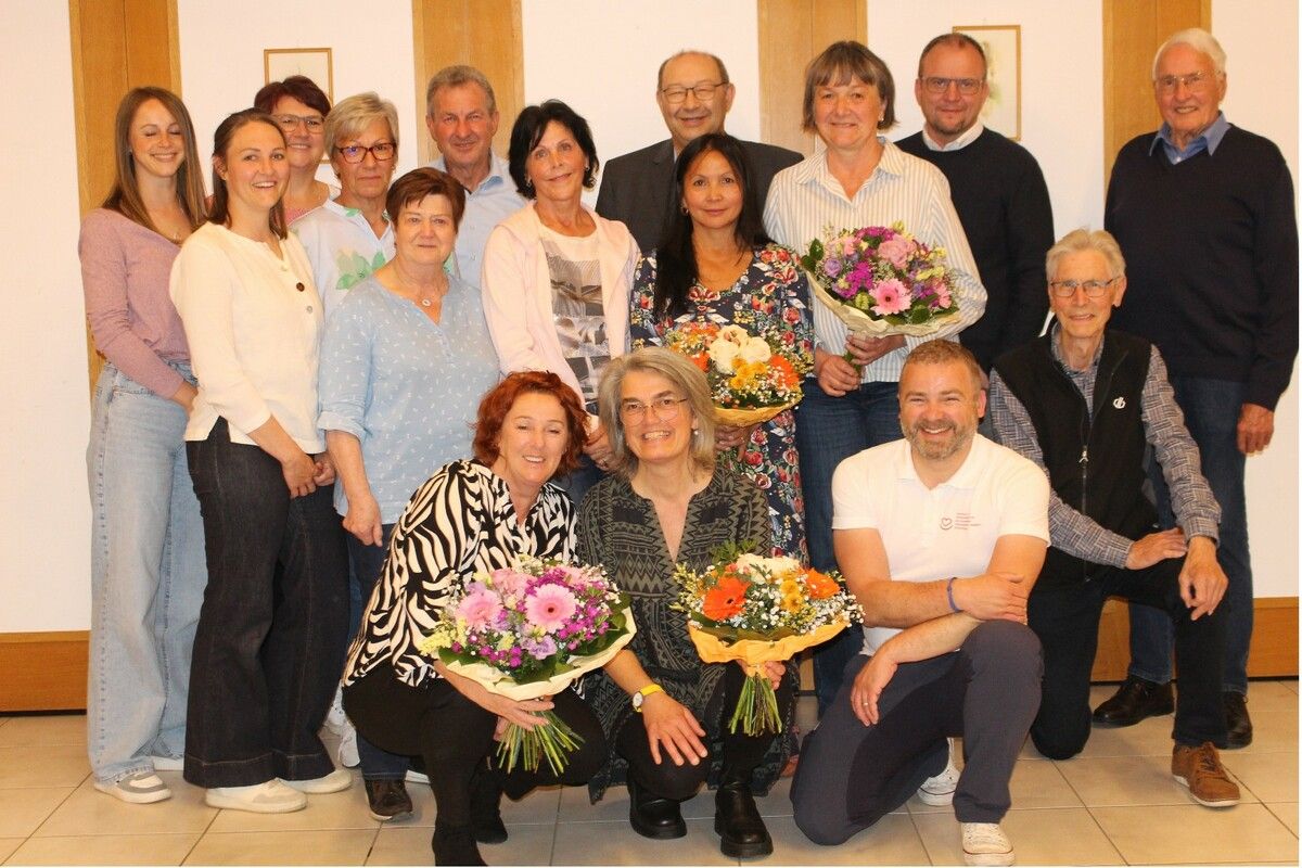 Gut aufgestellt präsentierte sich das Team des Kranken- und Altenpflegevereins Hohenweiler-Eichenberg-Möggers. ⇒STP (3)
