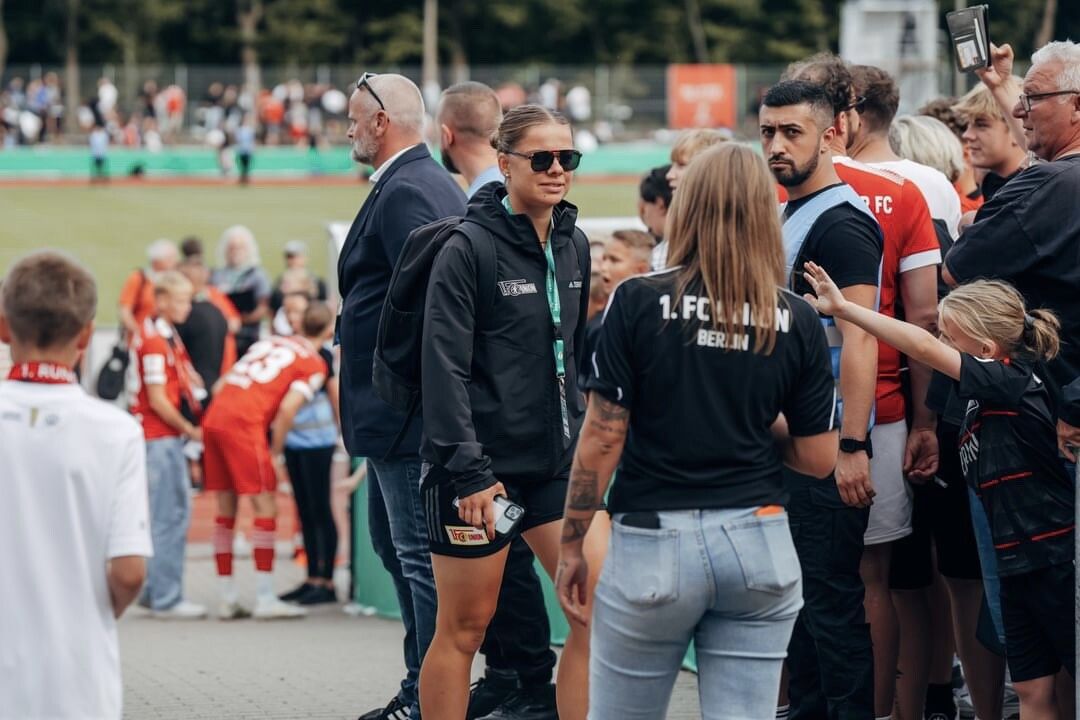 Immer wieder konnte Leonie Salzgeber bei Union Berlin „schnuppern“.⇒VN/3