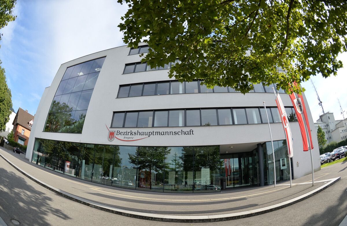 In Vorarlberg gibt es vier Bezirkshauptmannschaften: Bregenz, Dornbirn, Feldkirch und Bludenz.⇒ APA/Gindl