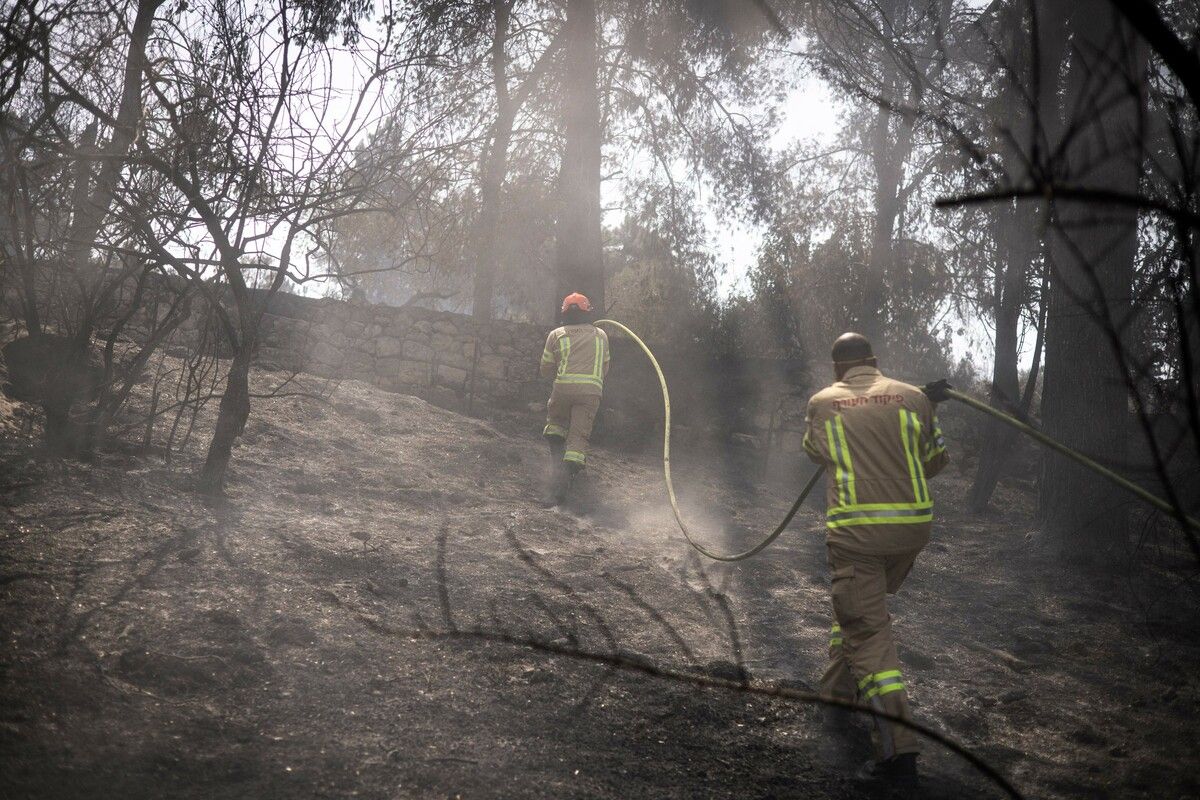 Insgesamt seien 2000 Hektar Land abgebrannt, darunter vor allem Waldgebiete. ⇒AFP