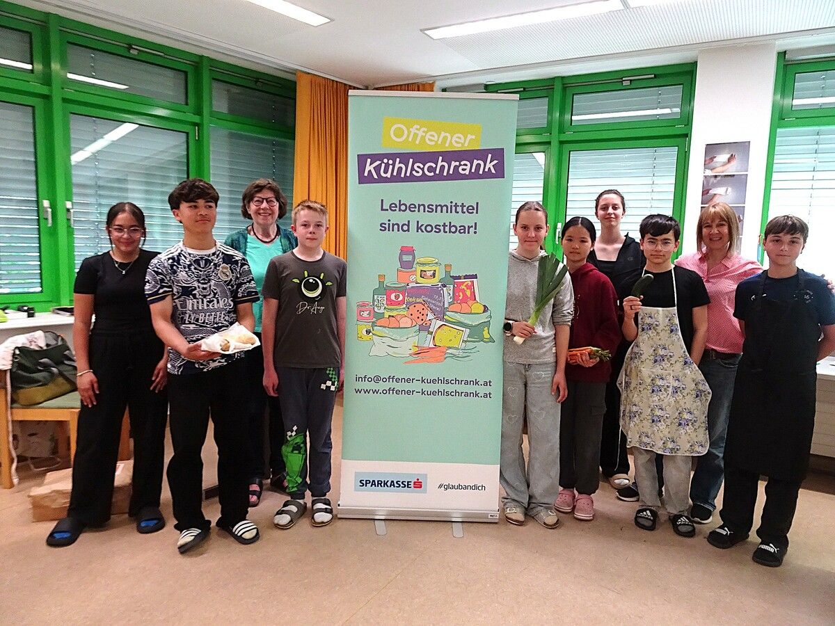 „Lebensmittel retten macht Schule“ hieß es diese Woche beim Kochworkshop an der MS Markt.⇒CTH