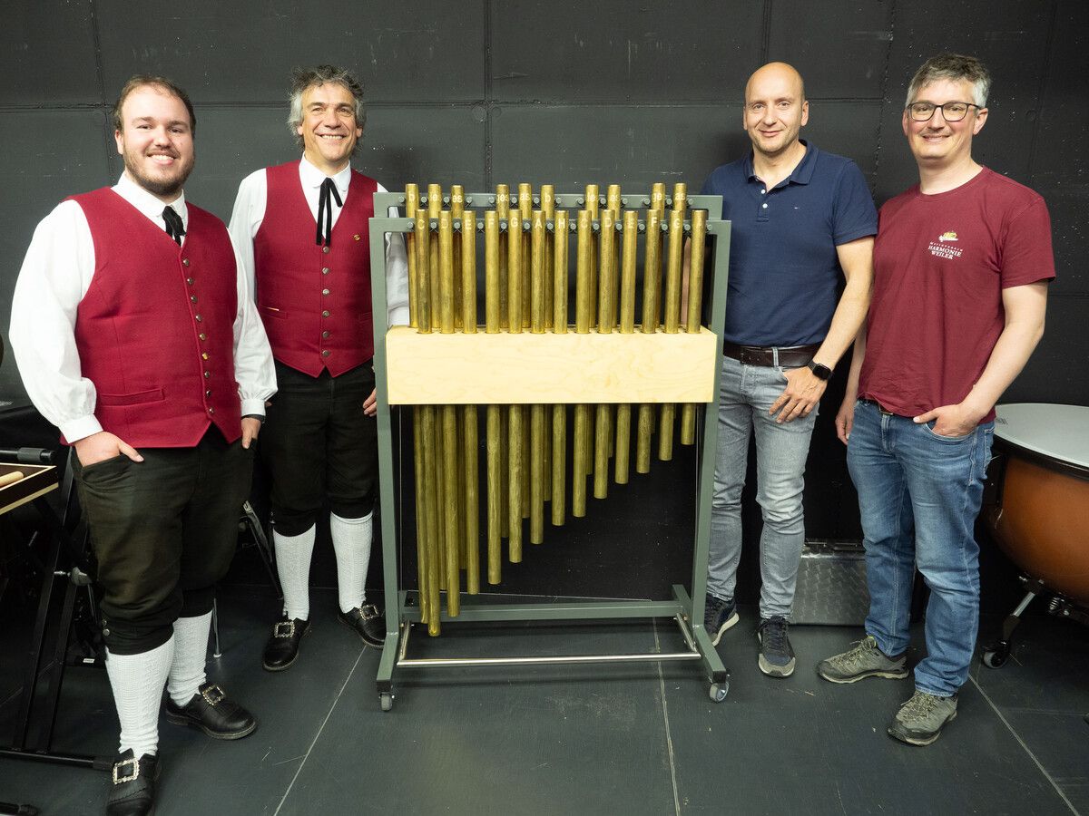 Lucas Kneissl, Wolfgang Jäger, Andreas Morscher und Peter Ender.⇒alo