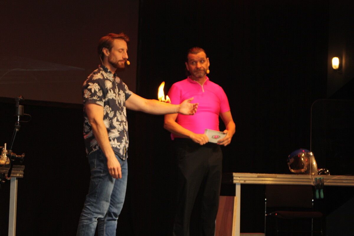 Martin Puntigam und Martin Moder begeisterten in Rankweil.⇒vn/TK