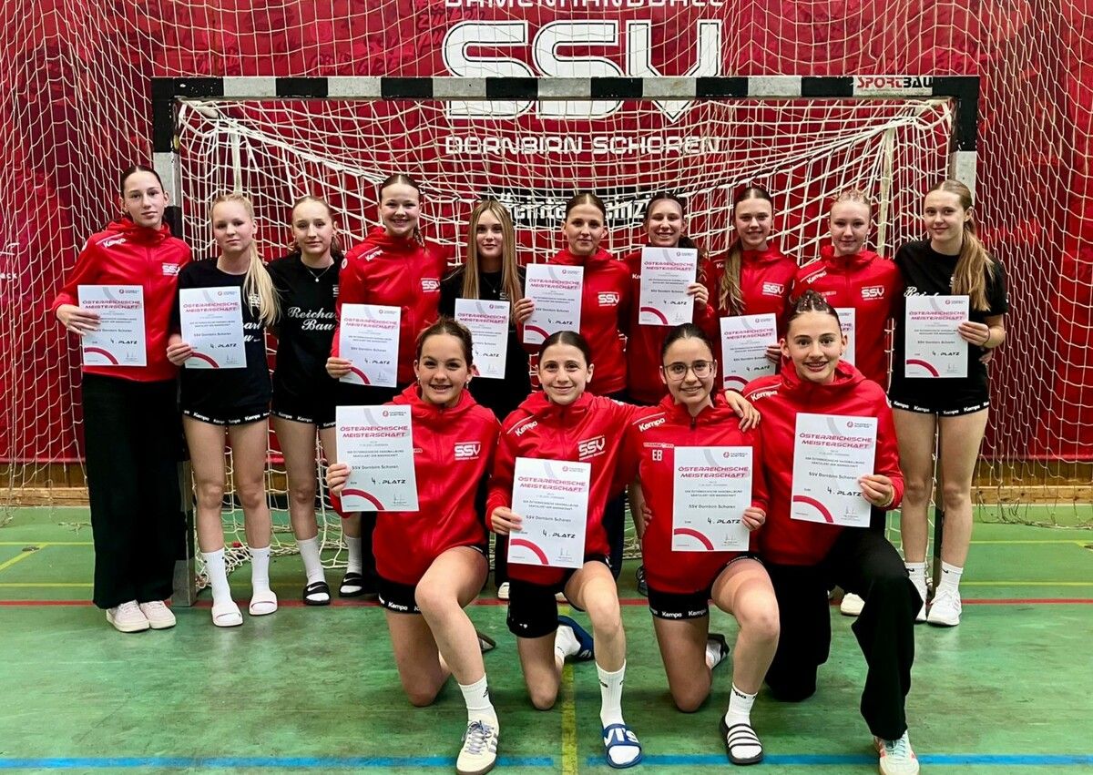 Mit einer tollen Leistung belegten die Schoren-Girls im nationalen U14-Elite-Cup am Ende den vierten Rang. ⇒mima