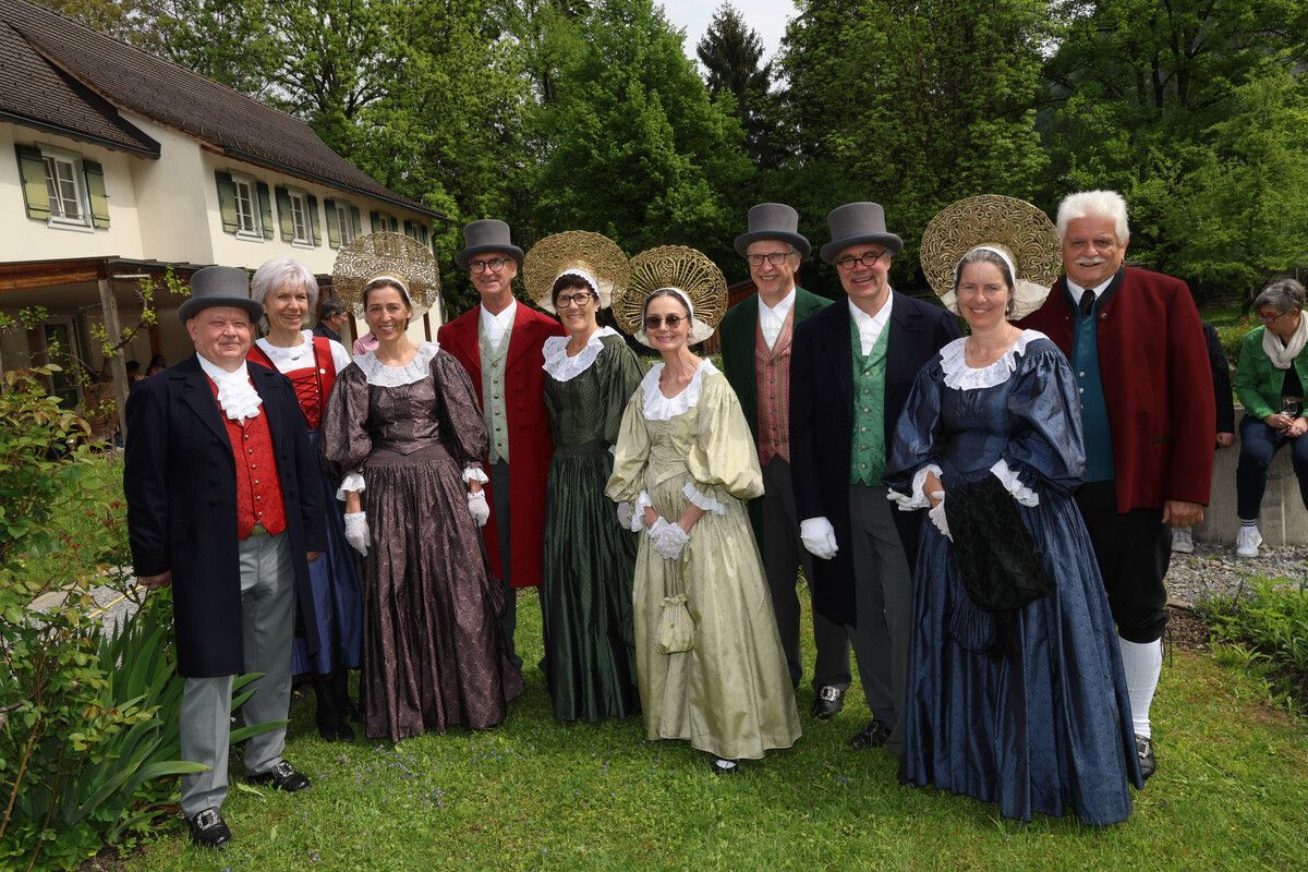Mitglieder der Trachtengruppe Feldkirch waren bei den Festlichkeiten dabei. ⇒arno meusburger