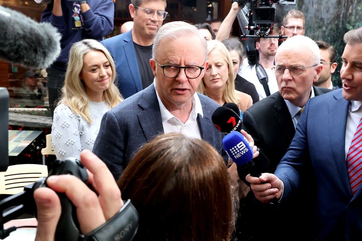 Premierminister Anthony Albanese, kurz „Albo“ genannt.⇒AFP