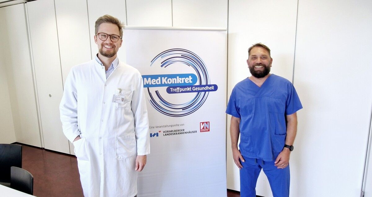 Primar Stefan Aufderklamm (l.) und Ronny Hofmann lieferten verständliche Informationen.⇒vlkh