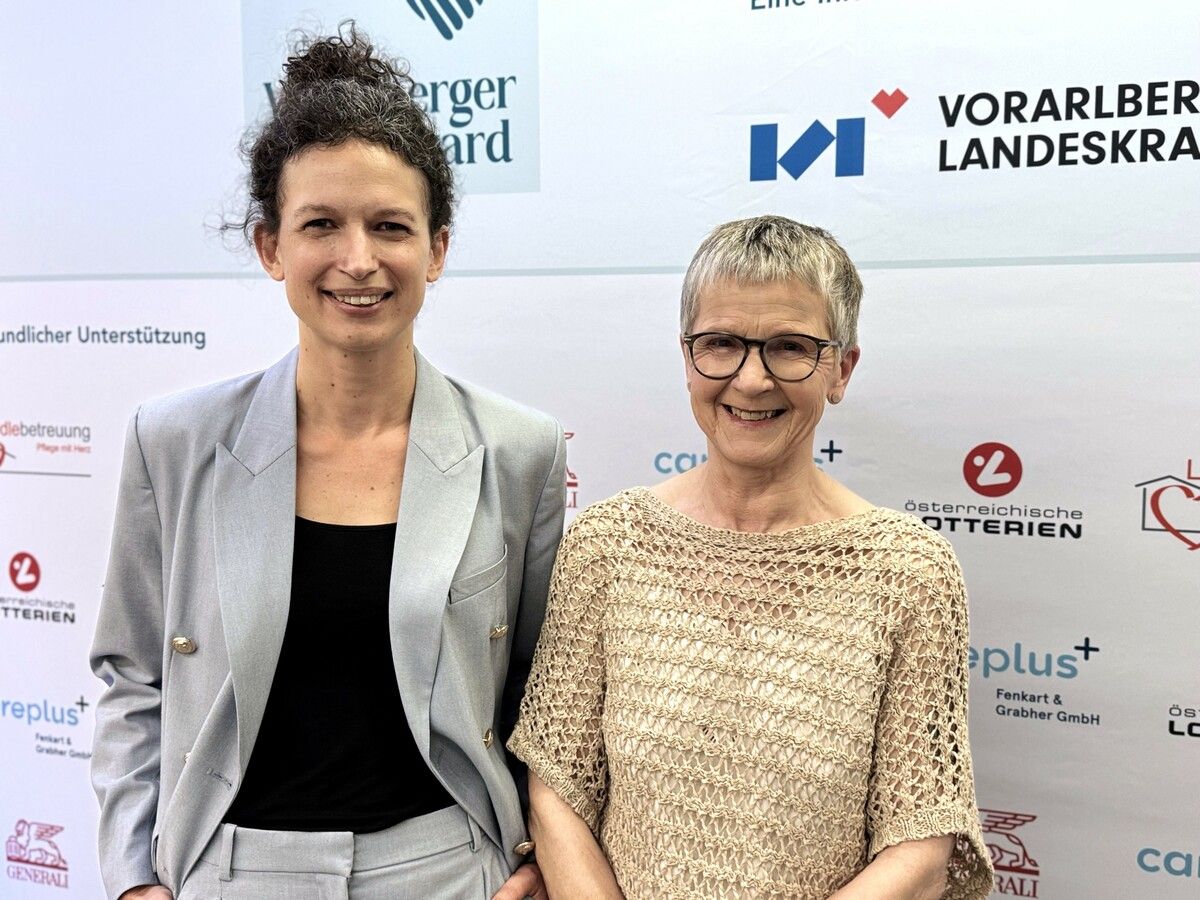 Projektleiterin Beate Rhomberg und Jurorin Marlies Mohr.