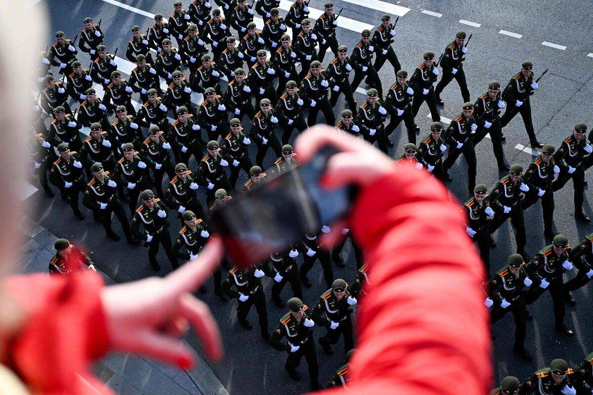 Russland feiert den 80. Jahrestag des Kriegsendes mit einer sogenannten Siegerparade in Moskau.⇒AFP