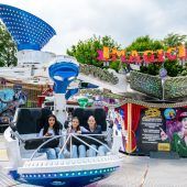 Der Rummel ist in der Stadt