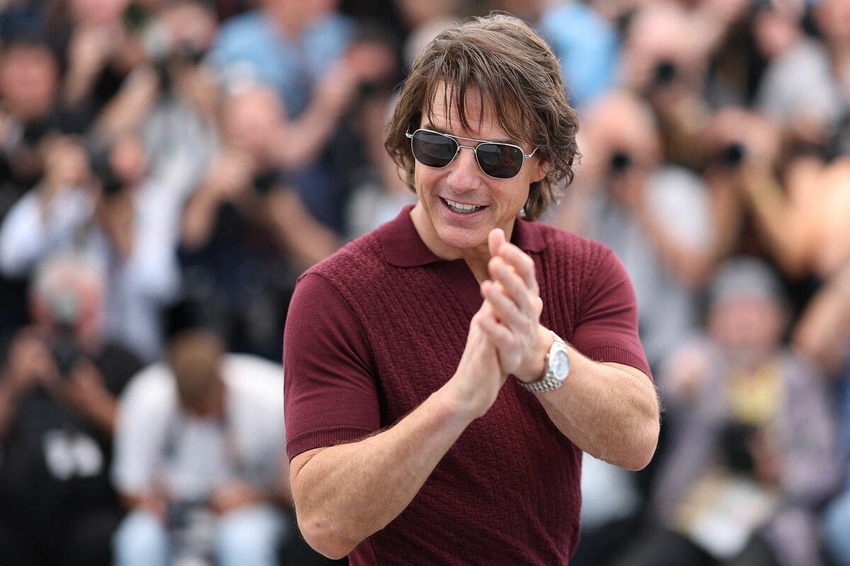 Schauspieler Tom Cruise wurde beim Filmfestival in Cannes von den Fans jubelnd empfangen.