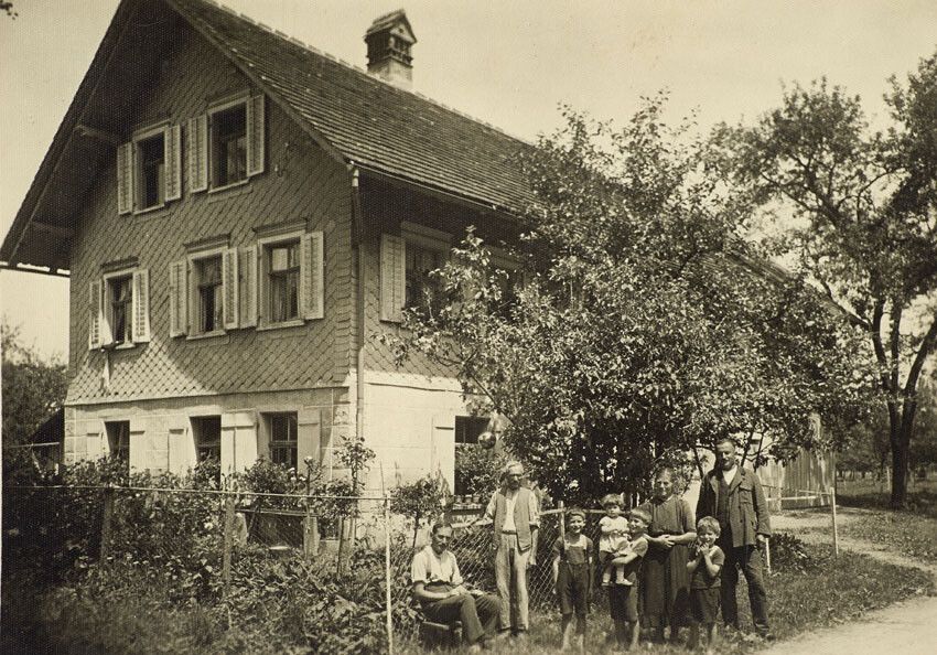 So sah das Haus vor der Zerstörung aus.