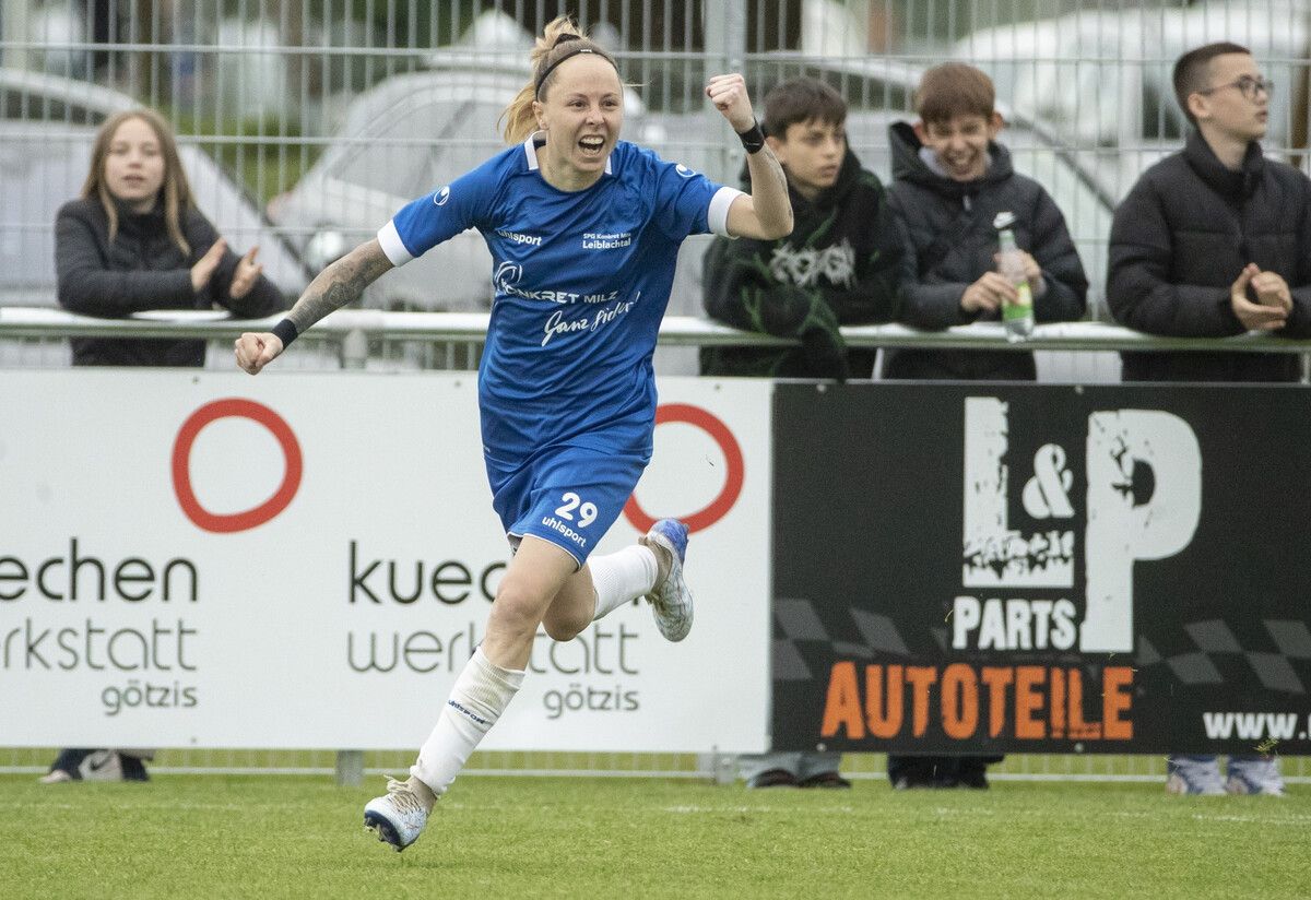 Tamara Baader von der SPG Leiblachtal steht auch heute beim VFV-Cupfinale der Frauen voll im Mittelpunkt.⇒shourot