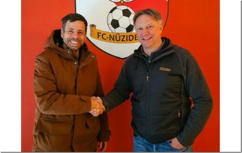 Thomas Vonbrül und Marcel Längle übernehmen FC Schlins.⇒vn/TK