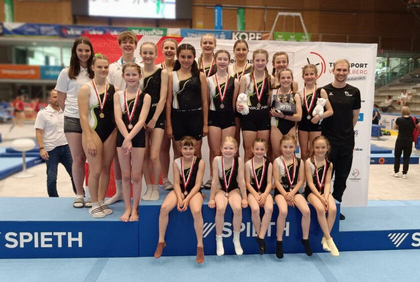 TS Satteins holt Gold und Silber bei Turn10-Landesmeisterschaft in Dornbirn.⇒TS Satteins