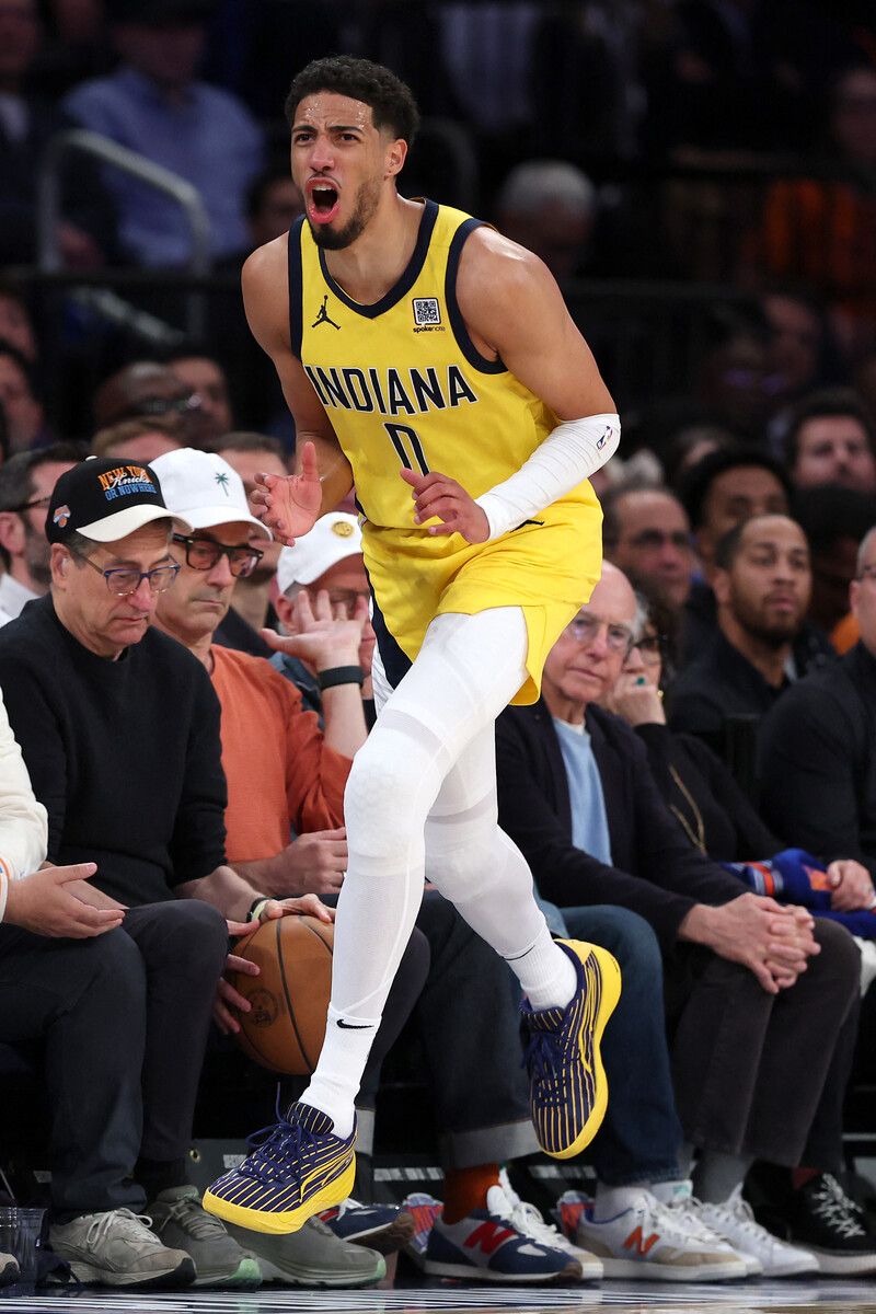 Tyrese Haliburton war von den New York Knicks nicht zu stoppen.⇒afp