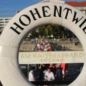Niedrigwasser „behindert“ Hohentwiel