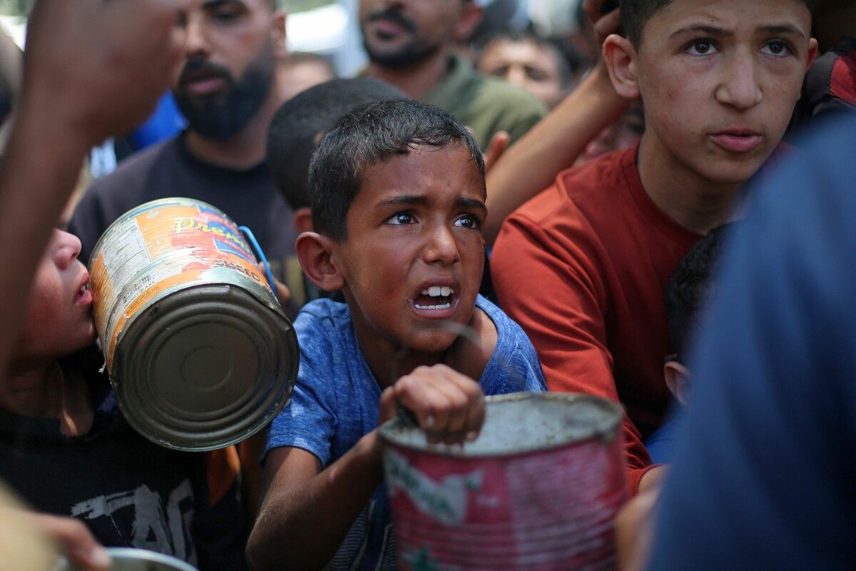 Auch im Gazastreifen zählen Kinder zu den Leidtragenden.⇒AFP