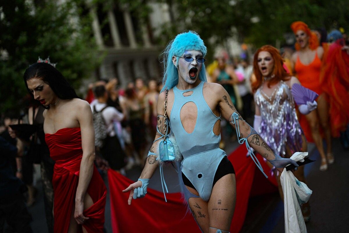 Auch in Athen stand eine Pride-Parade zur Unterstützung der LGBTQ-Rechte auf dem Programm. AFP/6