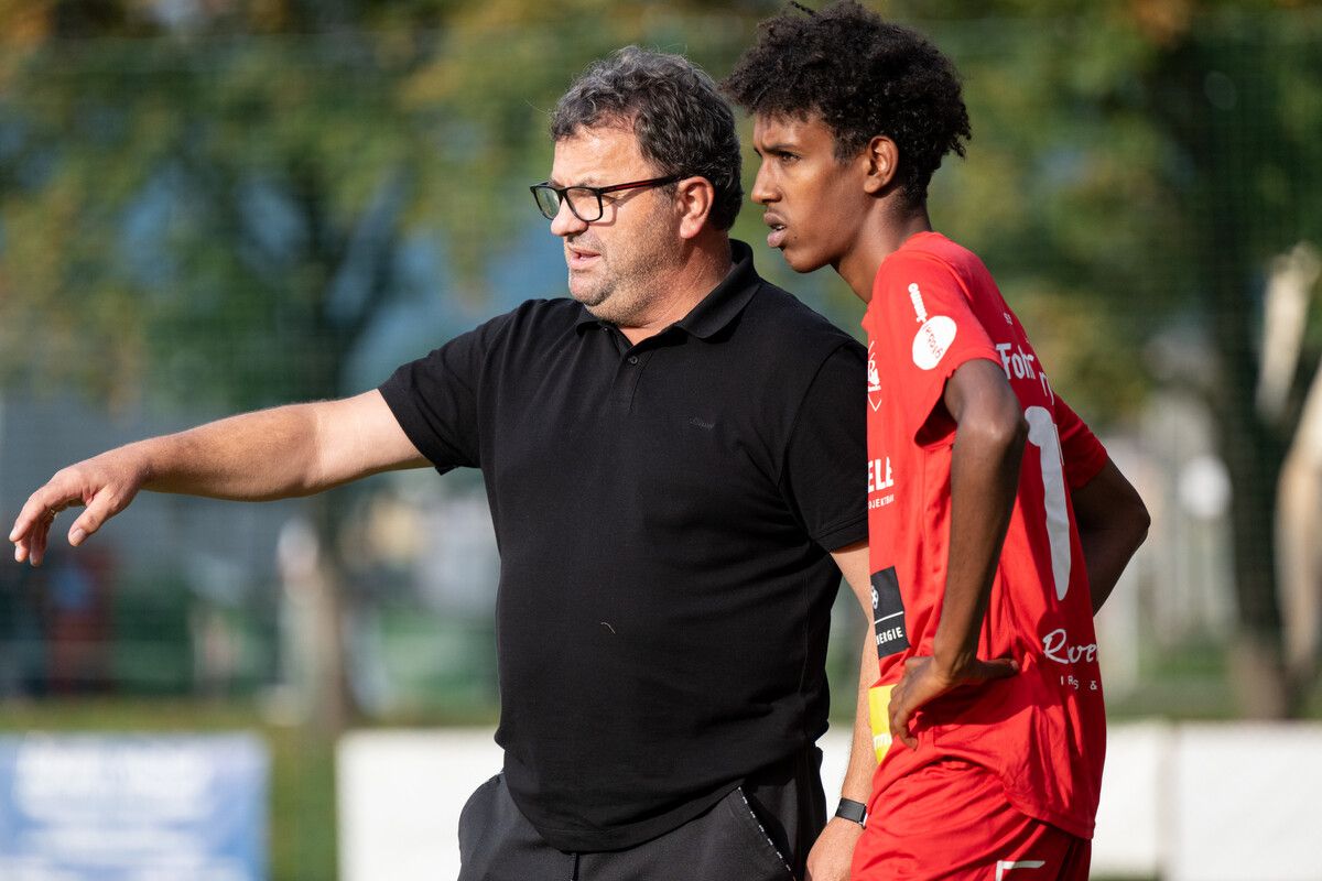Bitterer Moment für Stipo Palinic: Nach acht Jahren als Trainer von RW Rankweil bleibt zum Abschluss nur der Abstieg in die Vorarlbergliga.⇒serra