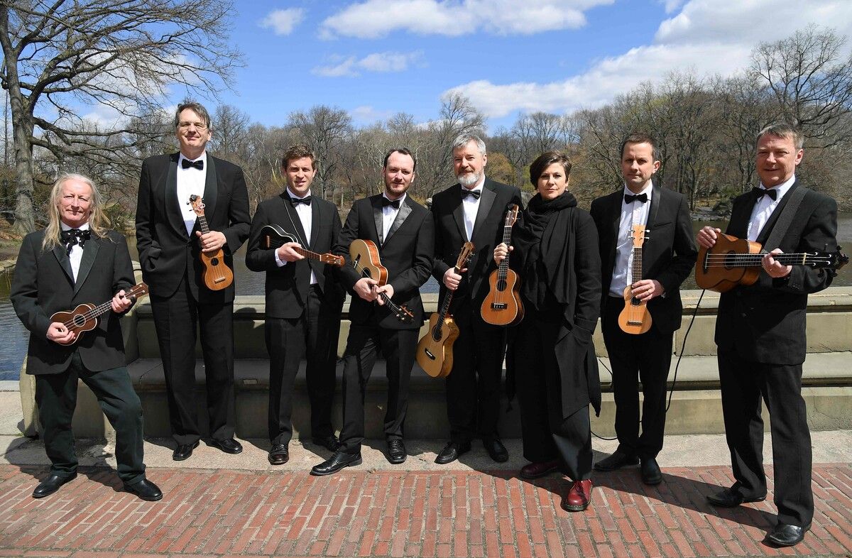 Das Konzert des Ukulele Orchestra of Great Britain verspricht eines der Highlights zu werden. ⇒AFP/ANGELA WEISS