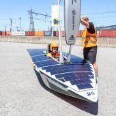 Solar-Rennauto „Silvretta“ hebt ab
