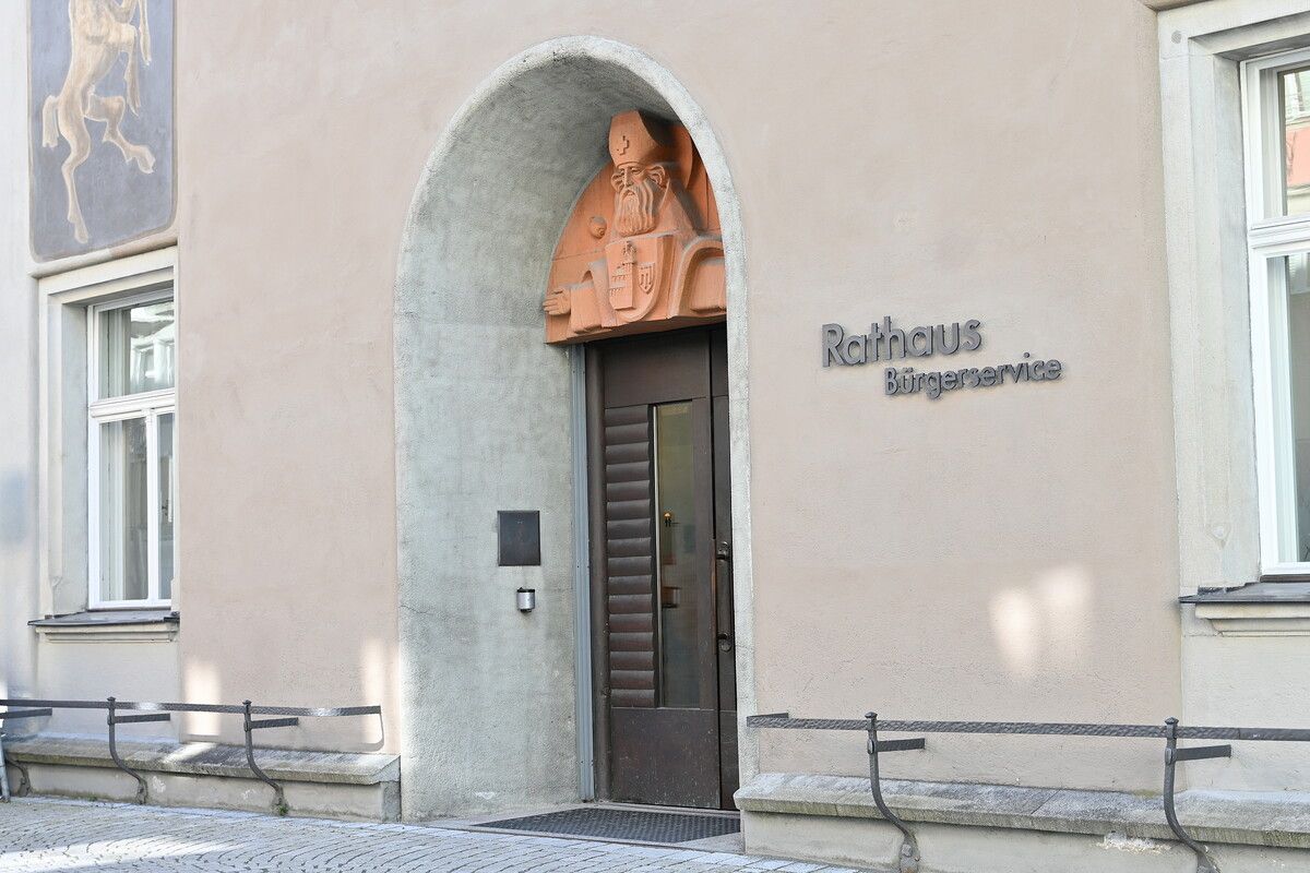 Der Eingang zum Bürgerservice ist einer der Standorte für die Fotobox.⇒ Stadt Feldkirch