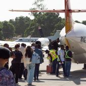 Erster Inlandsflug seit sieben Monaten
