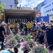 Buntes Angebot beim Gartenmarkt in Dornbirn