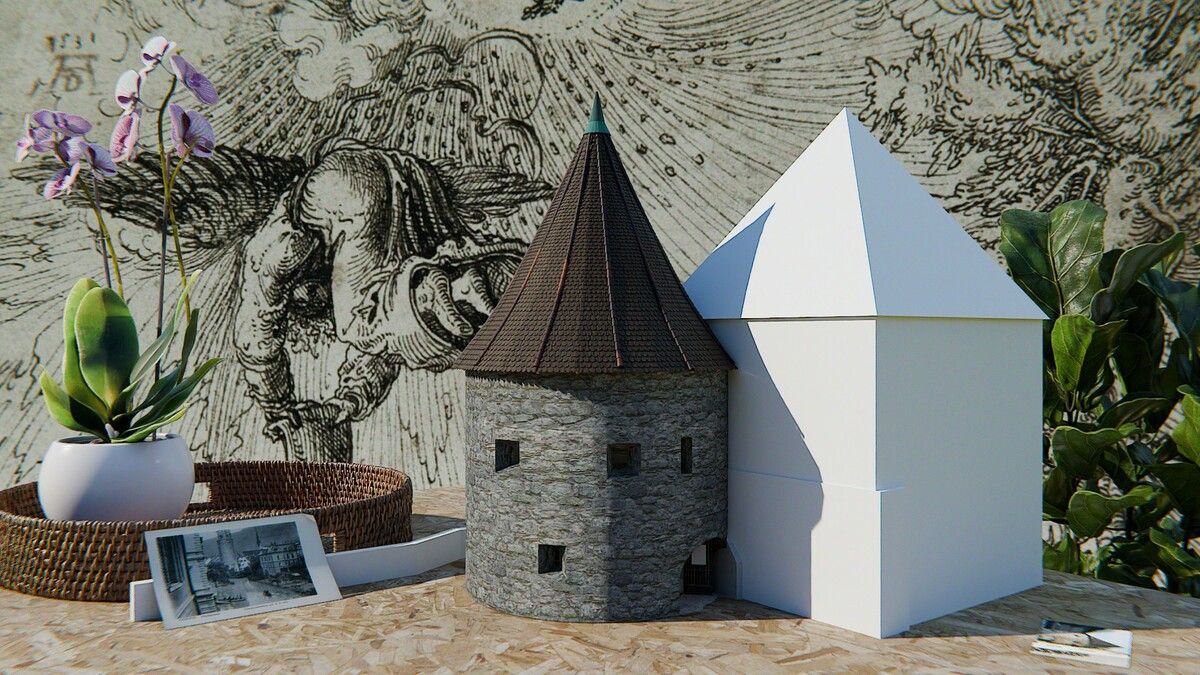 Der Pulverturm befindet sich am Mühletorplatz 22 in Feldkirch.⇒Enrico Zago