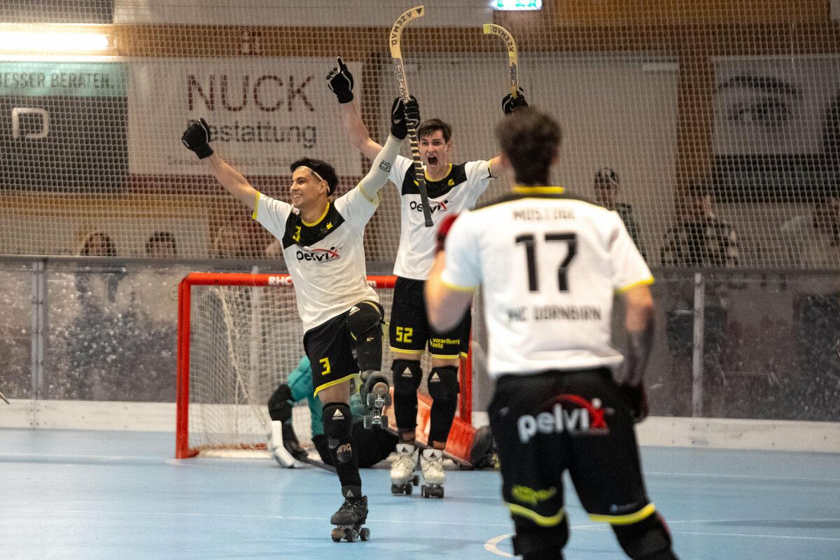 Der RHC Dornbirn stellte mit dem 7:1-Sieg auf 1:2 in der Play-out-Serie.⇒stiplovsek