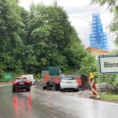 Verkehrsbehinderungen in Blons ab Dienstag