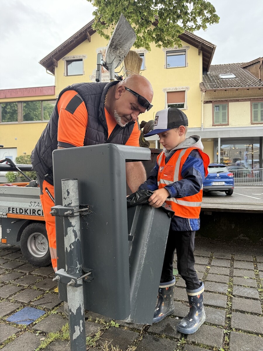 Die Müllsammelwoche im Kindergarten Runa war ein voller Erfolg.⇒stadt feldkirch