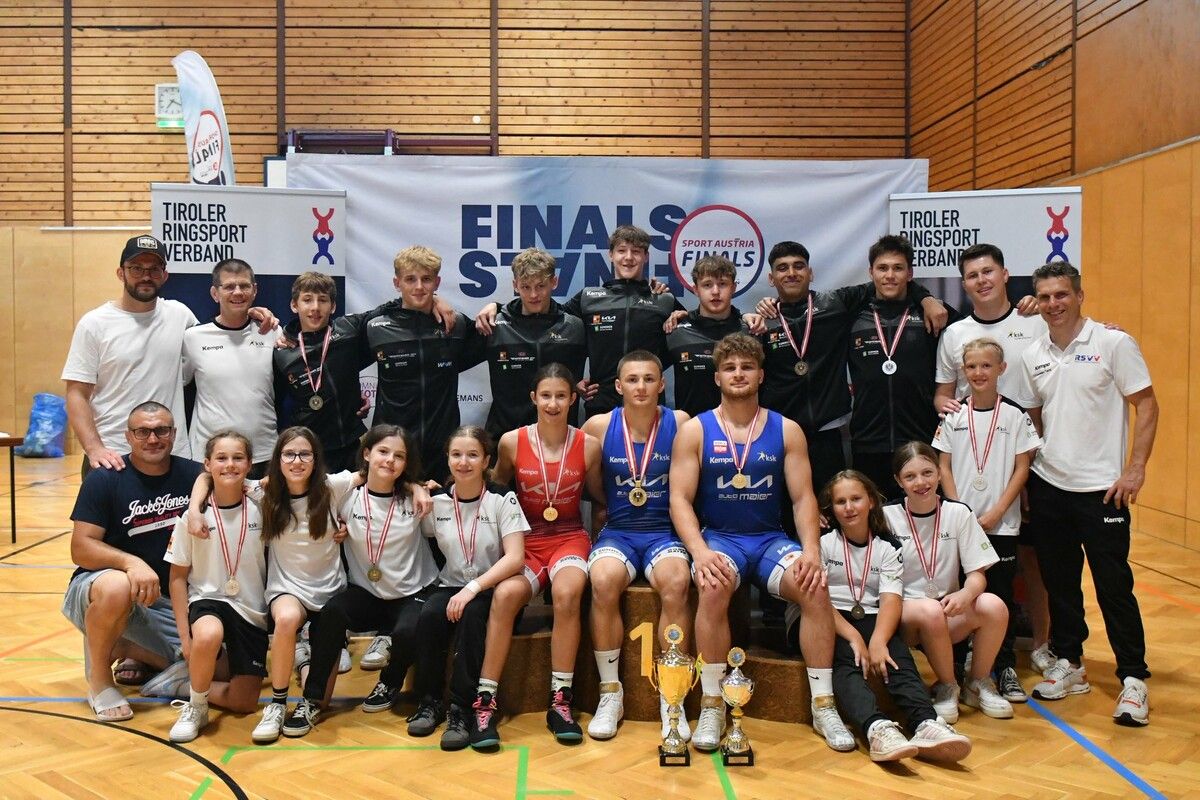 Die Ringerstaffel des KSK Klaus „räumte“ bei den Austria Finals kräftig ab.⇒Verein