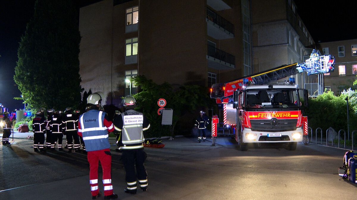Die Ursache des Brandes in dem Krankenhaus ist noch unklar.⇒AFP