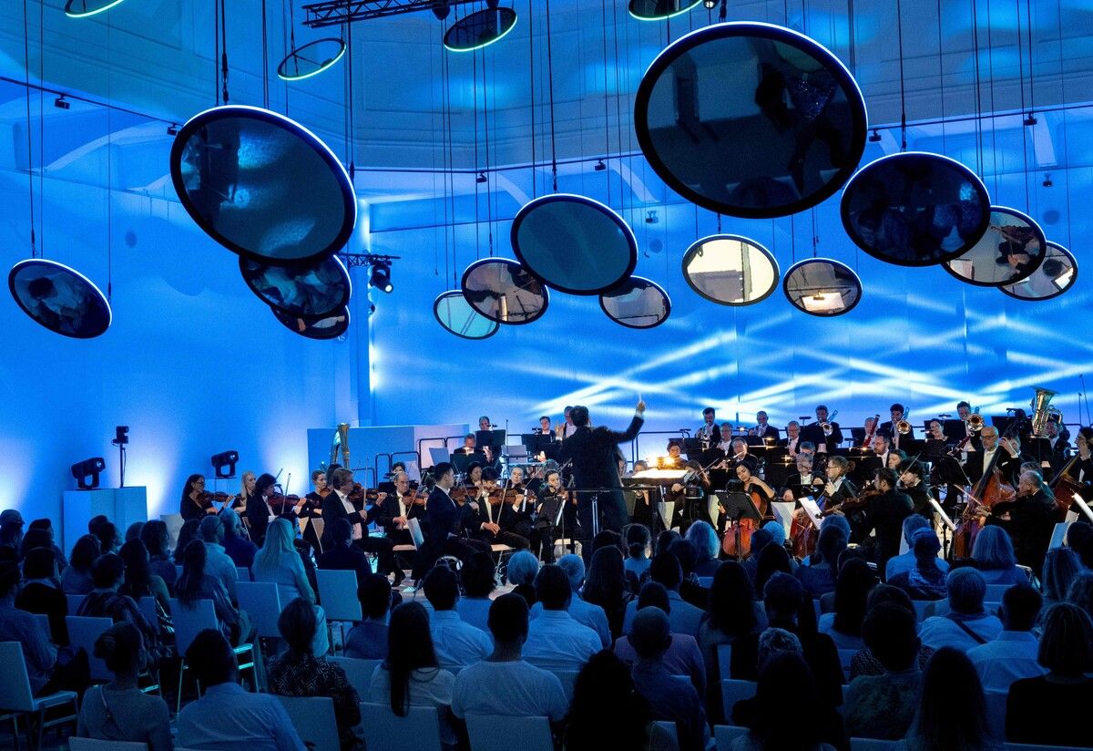 Die Wiener Symphoniker spielten im Museum für angewandte Kunst.⇒apa