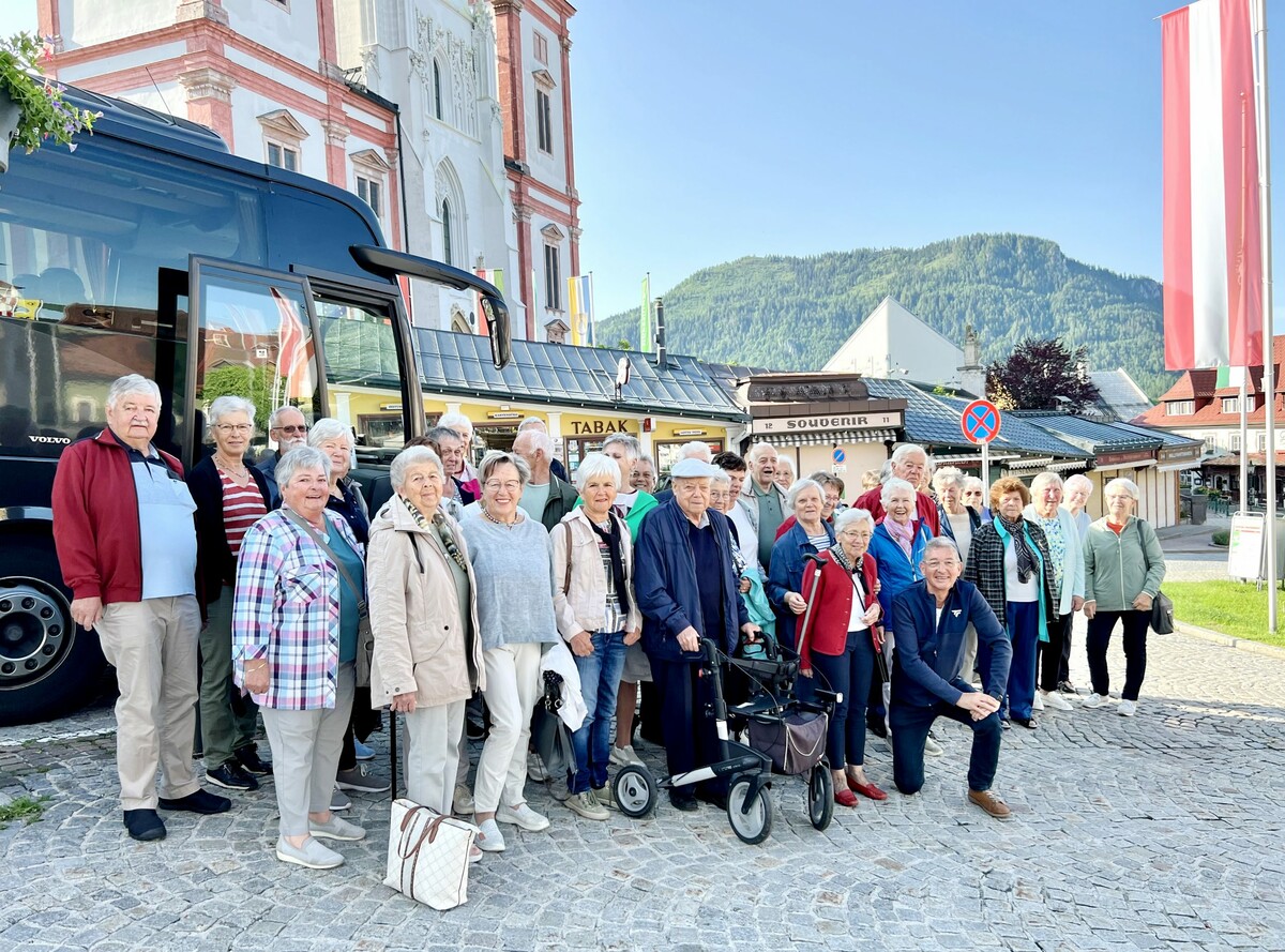 Drei Tage voll Besinnung, Gemeinschaft und Sonnenschein prägten die Wallfahrt nach Mariazell.⇒Vorarlberg 50Plus