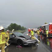 Unfall auf der A14