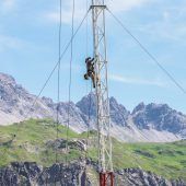 Spektakulärer Einsatz im Hochgebirge
