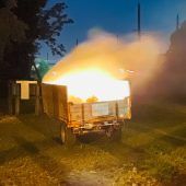 Feuer im Container