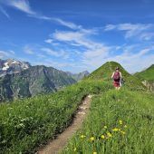Reizvolle, kurze Gratwanderung
