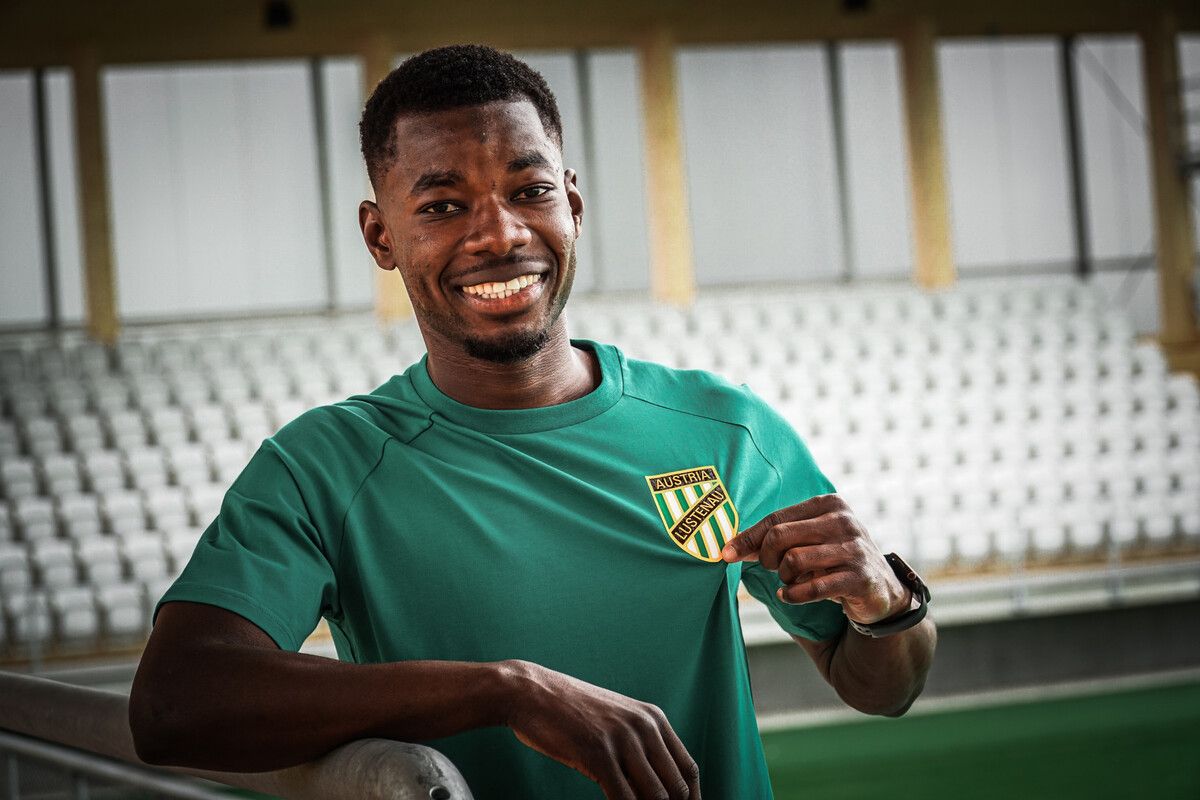 Freut sich auf die neue Aufgabe mit der Austria: Mame Ndiaga Wade.⇒VN