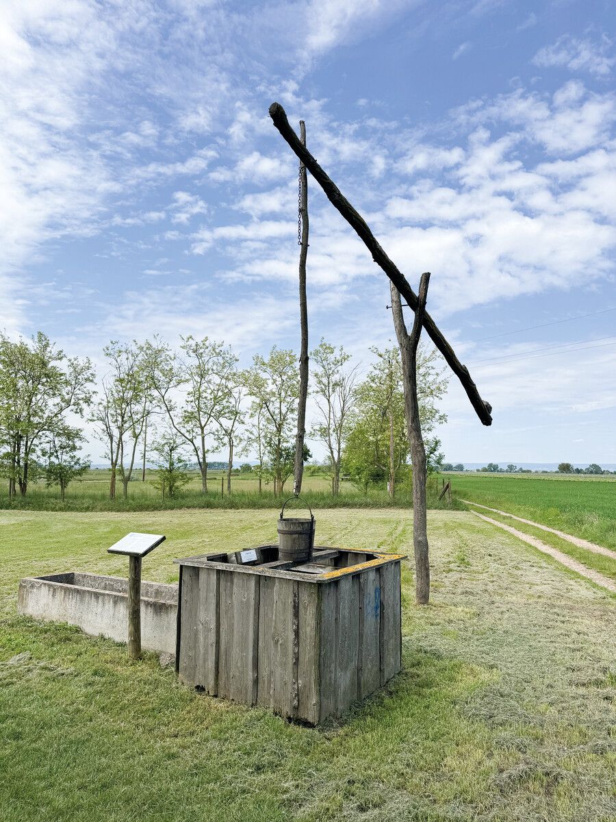 Gemeinde Podersdorf am See: Der Remanenz-Brunnen diente zur Versorgung der Zugtiere. Edith Rhomberg