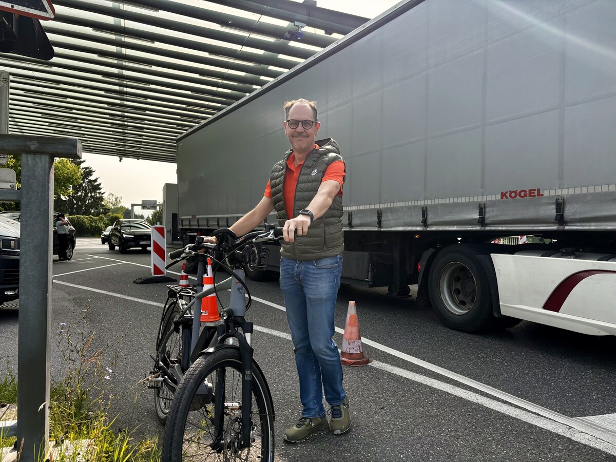 Günther Grabher macht sich Sorgen um die Sicherheit am Grenzübergang. ⇒vn/pem